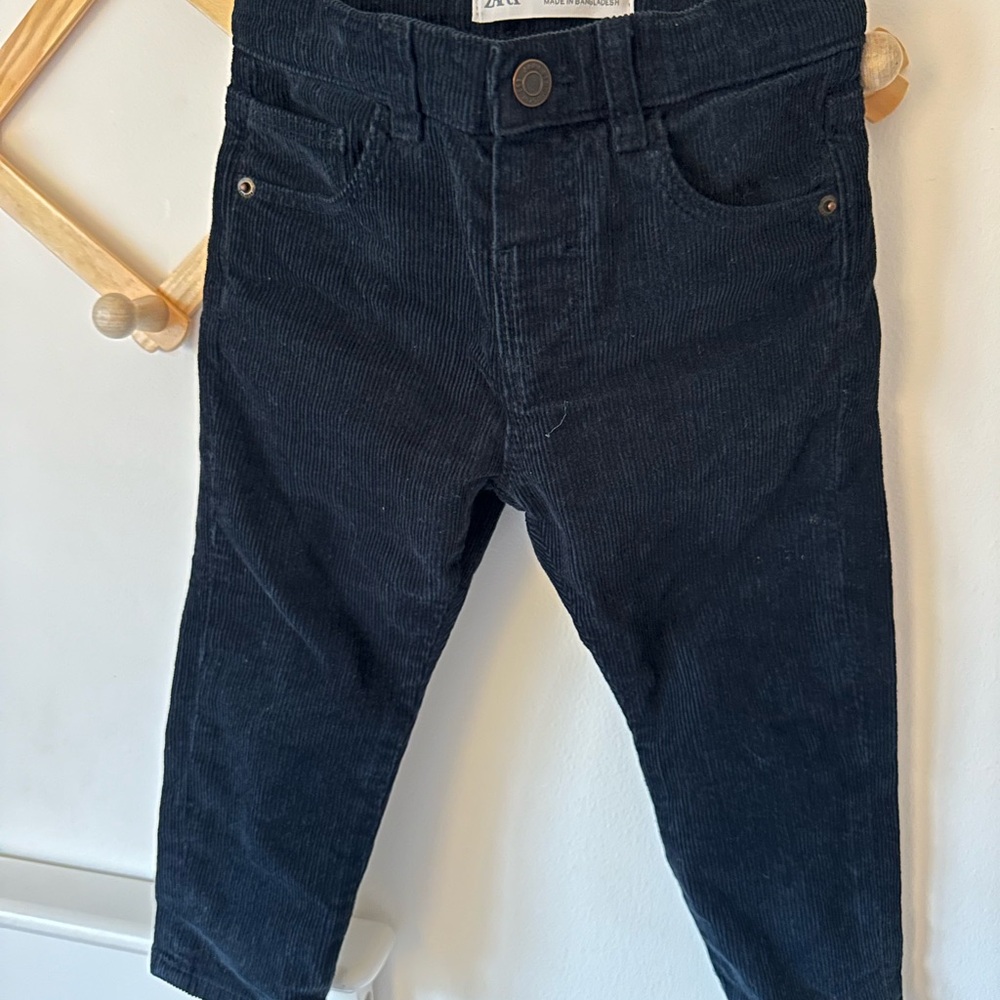 ✨ ZARA Baby Corduroy Pants — Size 18–24 Months 🖤✨ - Picture 2 of 4